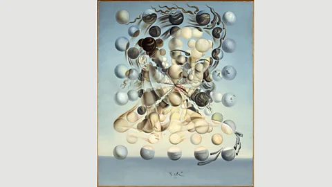 Fundació Gala-Salvador Dalí, Figueres, 2018 Dalí’s Gala Placidia. Galatea of the Spheres, 1952, is a dreamlike portrayal of Gala (Credit: Fundació Gala-Salvador Dalí, Figueres, 2018)