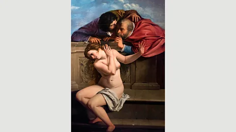 Alamy Gentileschi often retold Biblical scenes, such as Susanna and the Elders, 1610, to comment on 17th-Century Italy (Credit: Alamy)