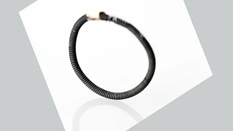 BBC/Science Museum, London Ernst Grafenberg designed this IUD in the 1920s (Credit: BBC/Science Museum, London)