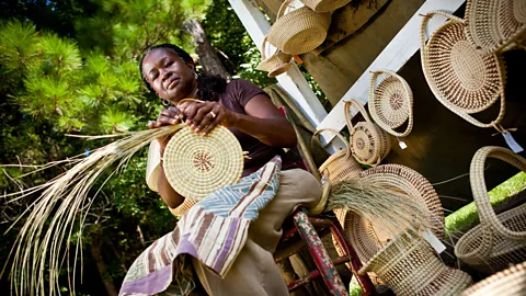 Richard Ellis/Alamy The Gullah Geechee have preserved African crafts, such as boat building and basket weaving, out of necessity (Credit: Richard Ellis/Alamy)