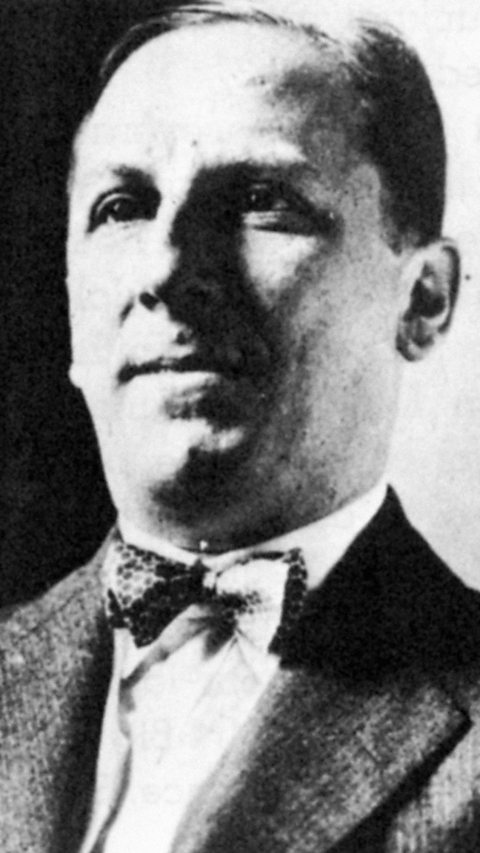 A close-up portrait photograph of Arnold Rothstein.