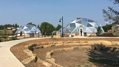 Daliah Singer Greenhouse domes in Pagosa Springs, Colorado