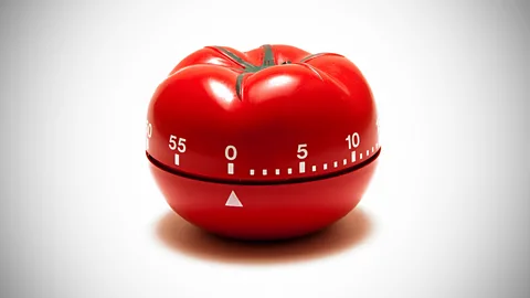 Alamy The pomodoro technique advises people to set a kitchen timer to 25 minutes, then work in these short bursts (Credit: Alamy)