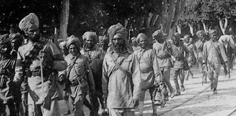 What was the contribution of Indian Sikhs in World War One?