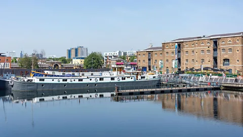 Greg Balfour Evans/Alamy Let to Fruit Lines Limited in the 1930s, London’s South Quay Import Dock was renamed Canary Wharf after the fruits’ place of origin (Credit: Greg Balfour Evans/Alamy)