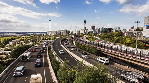 AsiaDreamPhoto/Alamy Auckland is known for its heavy traffic, although the city’s infrastructure continues to improve (Credit: AsiaDreamPhoto/Alamy)