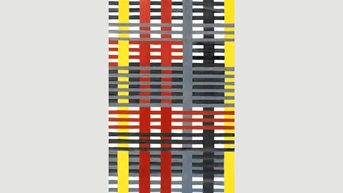 The Josef and Anni Albers Foundation/ Artists Rights Society ARS Anni Albers’ Wallhanging, 1926, is typical of the precise, geometric style of the Bauhaus (Credit: The Josef and Anni Albers Foundation/ Artists Rights Society ARS)