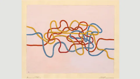 The Josef and Anni Albers Foundation/ Artists Rights Society ARS Knot, 1947, is an example of Albers’ work at its most innovative (Credit: The Josef and Anni Albers Foundation/ Artists Rights Society ARS)
