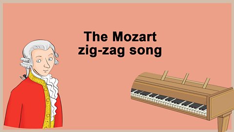 The Mozart zig-zag song (backing track)