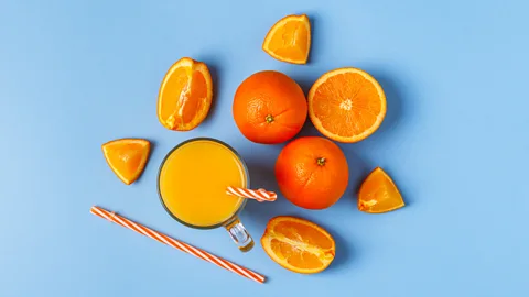 Getty One study found that consuming two juice drinks per day aged the brain by two years, compared to not drinking any (Credit: Getty)