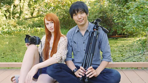 Rachel and Jun Yoshizuki YouTubers Rachel and Jun are part of the "J-vlogging" community, composed of people in Japan who vlog about living there (Credit: Rachel and Jun Yoshizuki)