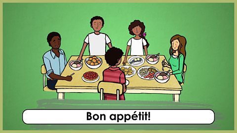 Bon appétit! (Enjoy your meal!)