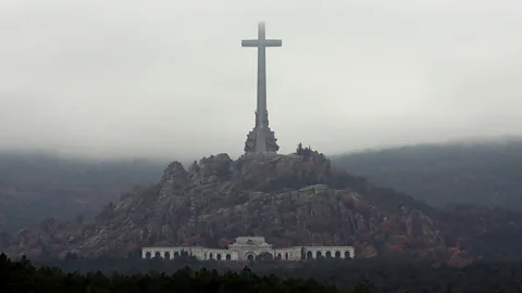Getty Franco is currently buried in The Valley of the Fallen, a crass basilica built to honour the dead of the civil war (Credit: Getty)