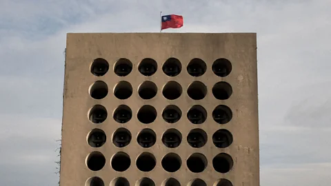 Shao Po Chao A group of artists is bringing sound back to the Beishan Broadcast Wall, nearly 30 years after it was decommissioned (Credit: Shao Po Chao)