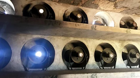 Shao Po Chao The Beishan wall was one of four stations built in the Kinmen Islands, aiming to bombard China with propaganda messages (Credit: Shao Po Chao)