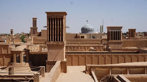 Shervin Abdolhamidi For centuries, badgirs (wind catchers) have helped Yazd residents stay cool despite desert temperatures that can reach 40C in summertime (Credit: Shervin Abdolhamidi)