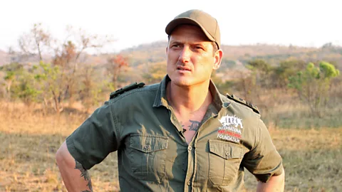 Rachel Nuwer A former Special Forces sniper, Mander says he found his ‘higher calling’ protecting wildlife in Africa (Credit: Rachel Nuwer)