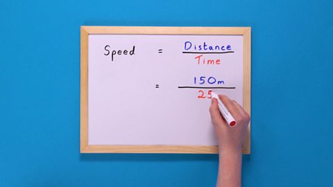 Calculating speed, distance and time