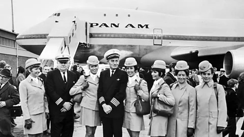 Getty Images Pan Am flews it first flight across the Atlantic in January 1970 (Credit: Getty Images)