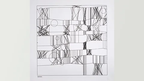 Frieder Nake Frieder Nake, 1965: Hommage a Paul Klee (Credit: Frieder Nake)