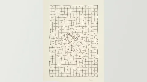 Georg Nees Georg Nees, 1965-68: Ohne Titel (Gestortes Gewebe) (Credit: Georg Nees)