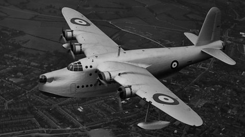 A Short Sunderland in flight.