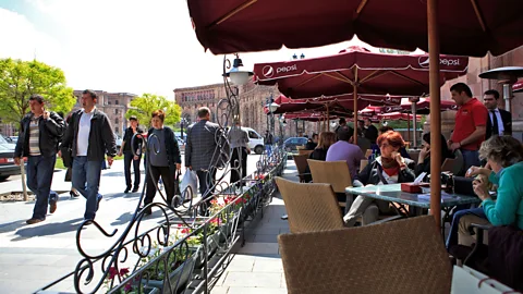 Tim E White/Alamy Almost all activity in Yerevan happens in Kentron, the city’s central district (Credit: Tim E White/Alamy)