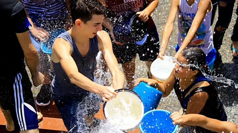 Xinhua/Alamy Armenian holidays like Vardavar, during which people fling water at one another, showcase the country’s ancient traditions (Credit: Xinhua/Alamy)
