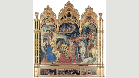 Wikimedia A tempera by the 15th-Century Italian artist Gentile da Fabriano could have been the inspiration for Bruegel’s Two Monkeys (Credit: Wikimedia)