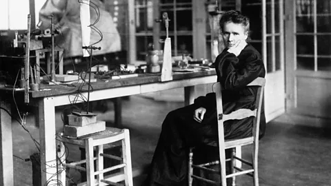 Getty Marie Curie was the first woman to win a Nobel prize in physics; she shared the 1903 award with her husband Pierre (Credit: Getty)