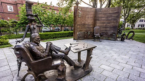 Stan Tess/Alamy It is easy to see Dr Seuss’ stories emerge in the streets and parks of his hometown of Springfield, Massachusetts (Credit: Stan Tess/Alamy)