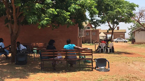 The Friendship Bench Zimbabwe A friendship bench in Malawi (Credit: The Friendship Bench Zimbabwe)