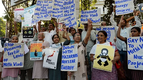 Getty Images Nuclear energy in India remains a controversial prospect, but those in favour claim that it is the only way to wean the country from fossil fuels (Credit: Getty Images)