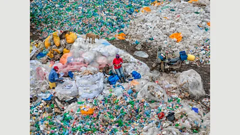 Edward Burtynsky, courtesy Flowers Gallery, London/Metivier Gallery, Toronto Dandora Landfill #3, Plastics Recycling, Nairobi, Kenya, 2016: among the world's largest (Credit: Edward Burtynsky, courtesy Flowers Gallery, London/Metivier Gallery, Toronto)