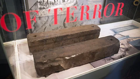 Rodger Bosch/Stringer Iron ballast bars were found at the Clifton wreck site between 2011 and 2012 (Credit: Rodger Bosch/Stringer)