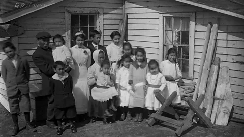 Getty Images In some communities, many adults died and orphaned children had to fend for themselves (Credit: Getty Images)