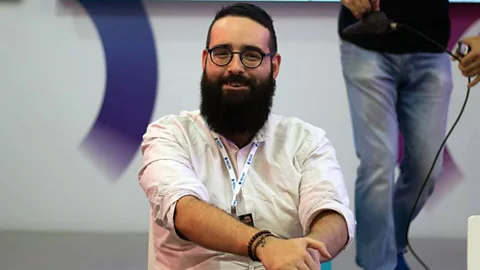 Vasileios Karavasili At 25, Vasileios Karavasili runs his own video game development company – creating opportunity, like many young Greeks have learned to do (Credit: Vasileios Karavasili)