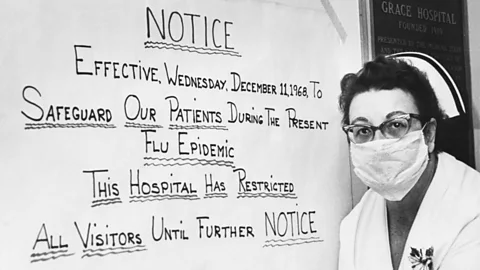 Getty Images Since 1918, many societies had developed far more advanced medical services and public health campaigns that could stem the spread of later epidemics (Credit: Getty Images)