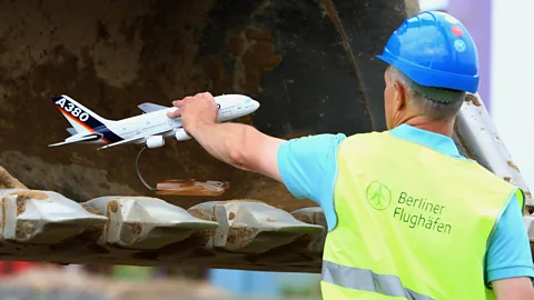 Getty Images For months in 2013, a computer glitch meant planners couldn’t turn off the lights in the terminal (Credit: Getty Images)