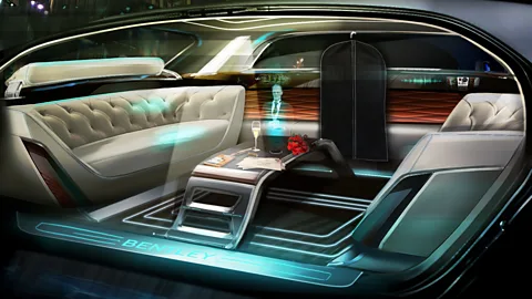 Bentley Designers will be needed to come up with services for the newly-idle former motorists - in-vehicle digital entertainment even virtual  butlers (Credit: Bentley)