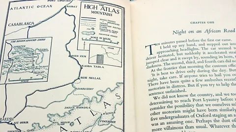 Liza Foreman The only evidence of Idihr’s location is a hand-sketched outline in a book written by one of the Oxford students, Bryan Clarke (Credit: Liza Foreman)