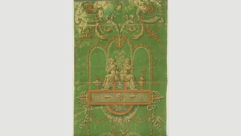 A chiaroscuro colour print from woodblocks, L'Eau et la Feu, after Réveillon from around 1780 (V&A Museum)