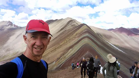 Chris Herrmann Chris Herrmann, 64, packed up his life in Perth, Australia, and ventured out on a 'golden' gap year. Backpacking in Peru was one of the highlights (Credit: Chris Herrmann)