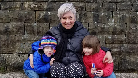 Jenny Glancy-Potter After discovering the prohibitively expensive costs of childcare, Jenny Glancy-Potter was not able to return to work after having twins at 40 (Credit: Jenny Glancy-Potter)