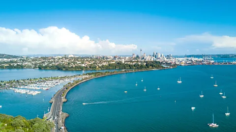 Getty Images Auckland, New Zealand's largest city, is one of the world's most expensive cities to buy property. Homes average upwards of NZ$1 million (Credit: Getty Images)