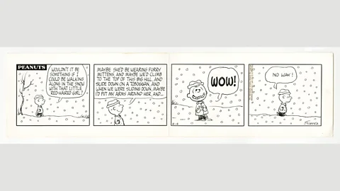 Schulz Family Intellectual Property Trust Detail of Peanuts 06.02.71 (Credit: Schulz Family Intellectual Property Trust/Courtesy of the Charles M Schulz Museum and Research Center)