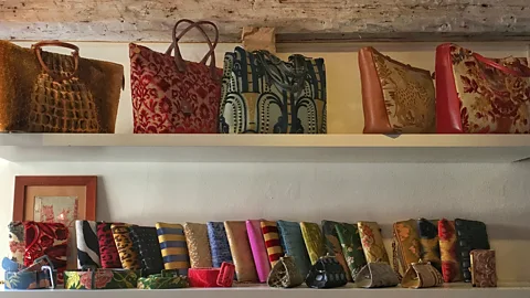 Eliot Stein Designer Roberta di Camerino used Bevilacqua velvets to line her handbags (Credit: Eliot Stein)