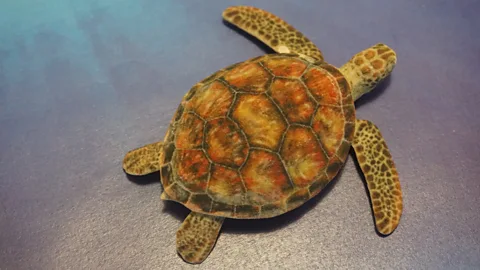 MIT By tweaking the surface texture, a turtle can be made to look like a gun to a machine vision system (Credit: MIT)