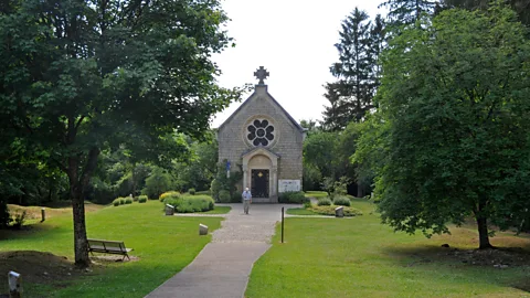 Melissa Banigan A small chapel was constructed near Fleury-devant-Douaumont after the war as a place to pray and remember the dead (Credit: Melissa Banigan)