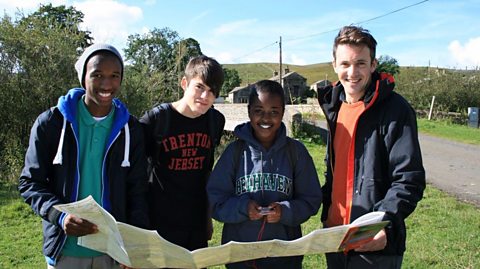 Map reading challenge in the hills